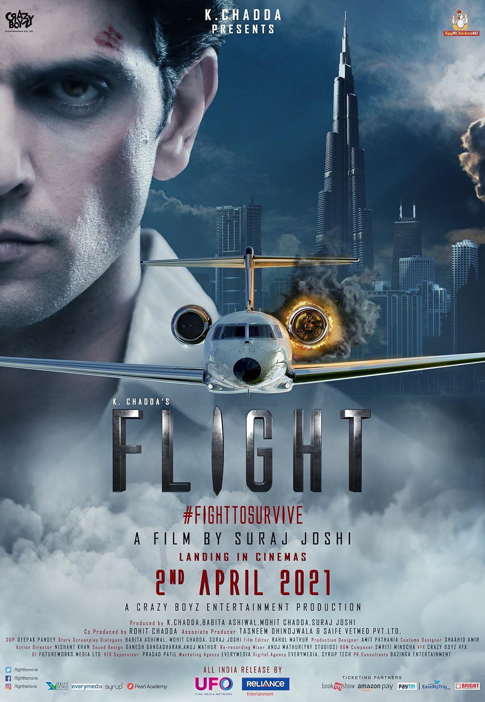 Flight 2021 Türkçe Dublaj Hint Filmi